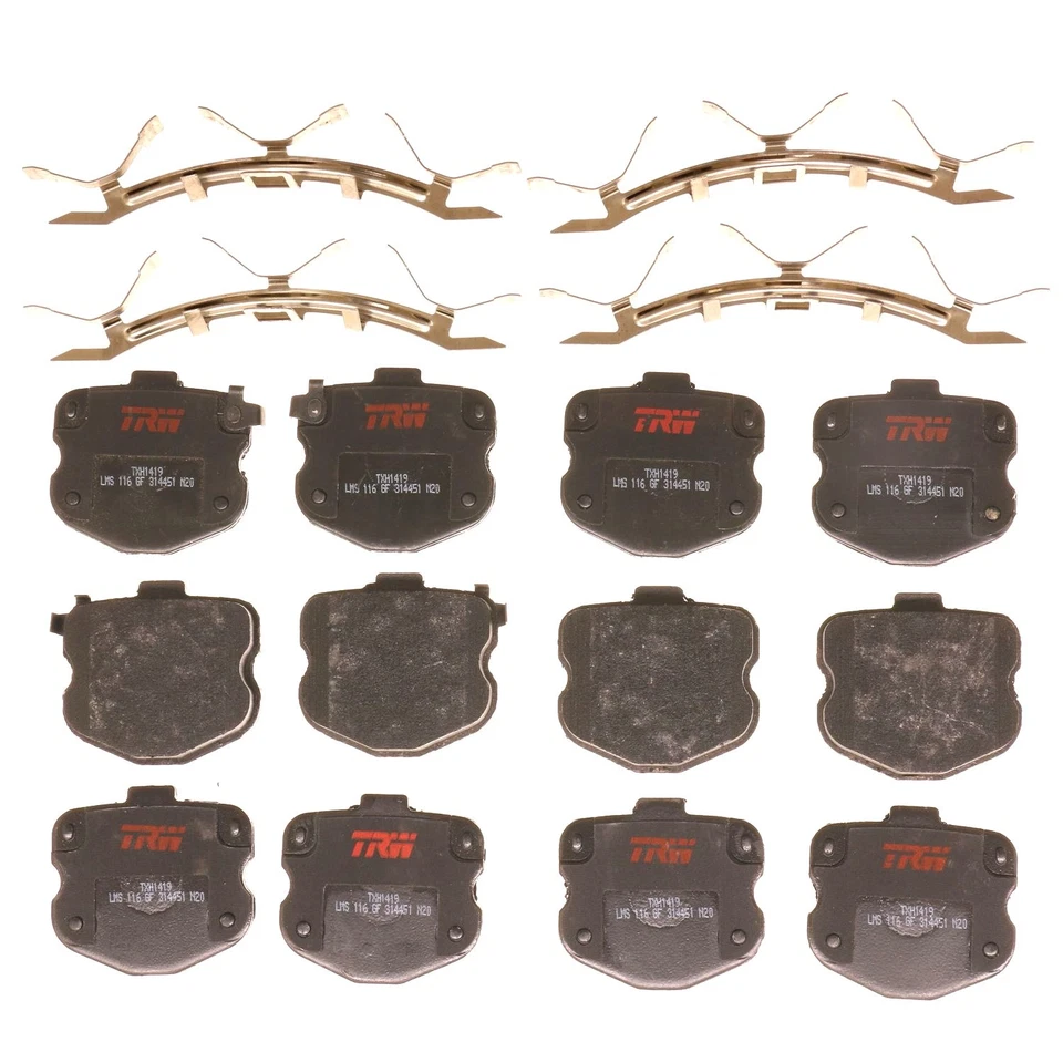 Disc Brake Pad Set for Chevrolet Corvette 2006 - 2013 TRW  Ultra TXH1419 Foto 1 de 4