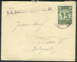Cubierta de poste de campo de la Primera Guerra Mundial con MANILOVA FONDO atado - Imagen 1 de 1