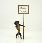 Franz Bergmann Vienna Austria DACHSHUND showing Sign "VIENNA BRONZES" Dog Brass