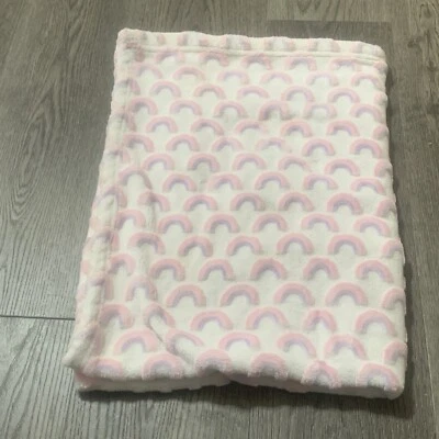 Manta de bebé Bananafish rosa púrpura arco iris RARA/DIFÍCIL DE ENCONTRAR Foto 1 de 4