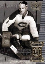 1999-00 UD Century Legends #9 Jacques Plante