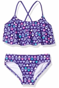 Kanu Surf Girl's Bikini, Jade Purple, 14 - Picture 1 of 2