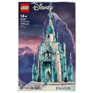 LEGO Disney Frozen Ice Castle 43197 Retired Partially Built 100% COMPLETE - Picture 1 of 9