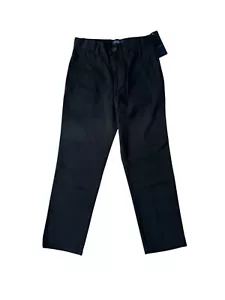 New Girls Polo Ralph Lauren Black 100% Cotton Logo Chino Pants Size 6 - Picture 1 of 10