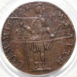 1788 1/2c Massachusetts Colonial Half Cent PCGS AU 50 - Picture 1 of 5