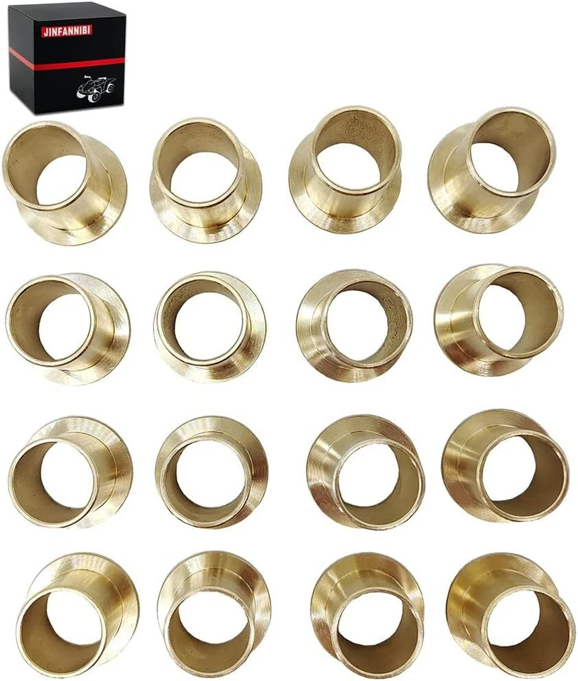 16Pcs Front A-Arm Oil-Lite Bushing Kit for Ski-Doo REV MXZ GSX GTX 505070566 Foto 1 de 4