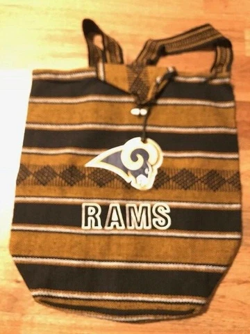Mexican backpack handmade Indian bag tote New NFL Los Angeles Rams LA logo Cover