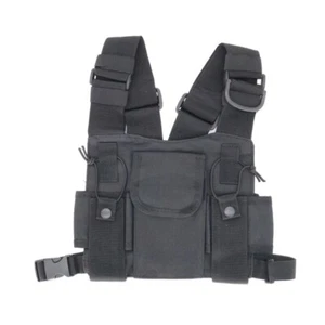 Radio Harness Sports Chest Bag Water Resistant Lightweight Chest Pack Vest Bags - Zdjęcie 1 z 7