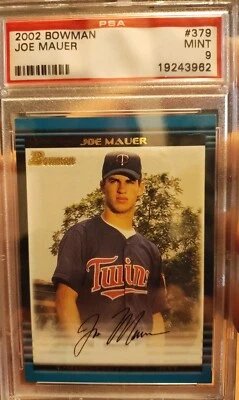 Bowman #379 Joe Mauer 2002 Foto 1 de 2