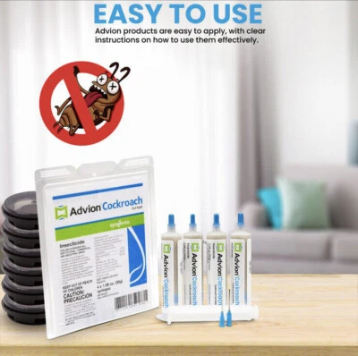 4 трубки Advion приманка для тараканов и 12 станций арены приманки контроль всех видов тараканов - Изображение 1 из 4