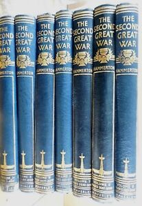 WW11 The Second Great War Hammerton 7 volumes hardback           A