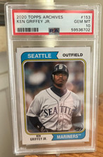 2020 Topps Archives Baseball Ken Griffey Jr. #153 Graded PSA 10 GEM MINT