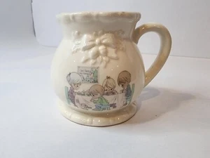 1994 Vintage Precious Moments We Gather Together .. Coffee Tea Cup Mug 4"Tall - Picture 1 of 6