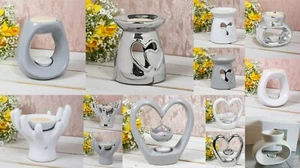 Ceramics Oil Burner Wax Warmer Oil Wax Melt Fragrance Scent Tealight Holder Gift - Picture 1 of 29