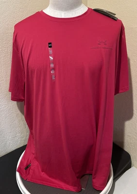 Under Armour Mens Vanish Rush Energy Shirt Sz 2XL Shaded Fuchsia 1383973-681 NEW - Image 1 of 4