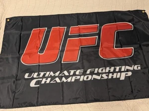 UFC Ultimate Fighting Championship 3x5 ft Flag Banner MMA Man Cave NEW Brass Gr - Picture 1 of 3