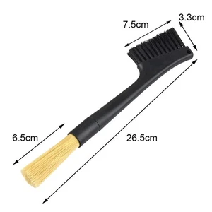 Dual Purpose Coffee Grinder Cleaning Brush Clean Your Machine and Counter - Picture 1 of 7