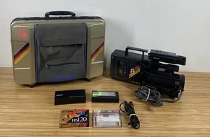 SONY 8mm Video Camera Camcorder CCD-V8AF Video8 W/Case And Tapes WORKS - Picture 1 of 24