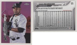 2020 Topps Chrome Update Target Pink Refractor Edwin Encarnacion #U-8