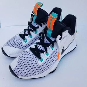 Nike Lebron Witness V5 White Clear Jade Basketball Shoe CQ9380-100 Mens US 8 - Picture 1 of 14