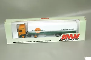 AMW Volvo Sattelzug LKW "van maanen koeltransport" 60061 1:87 / H0 OVP NOS AWM - Picture 1 of 2