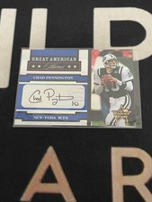 2005 Leaf Rookies Stars Great American Heroes#GAH7 Chad Pennington AUTO #29/50