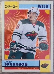 2022-23 OPC O-PEE-CHEE HOCKEY JARED SPURGEON BLANK BACK SSP PARALLEL MINNESOTA!