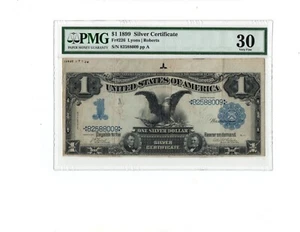 1899 $ 1 Silber Zertifikat "Black Eagle" Notiz.Fr-226 PMG-30 - Bild 1 von 2