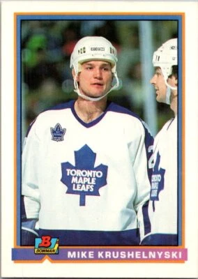 1991-92 Bowman #166 Mike Krushelnyski - Image 1 of 2