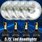 4x 5.75 5-3/4 Projector LED Headlights Clear Hi/Lo Fit Chevy Impala 1958-1976 Chevrolet Chevelle