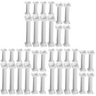  36 Pcs White Plastic Roman Pillar Cake Stand Tiered Support Rods