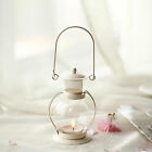 Mini Windproof Candlestick Kerosene Lamp for Indoor Decorative Home White