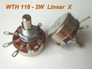 5 piezas potenciómetro lineal 150K Ω ohmios WTH118 WTH118-1A 2W - Imagen 1 de 4