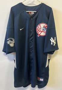 Vtg Nike Alex Rodriguez New York Yankees Blue MLB Jersey Men's 3XL NWT - Picture 1 of 9