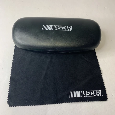 NASCAR Eye Glass Hard Plastic Case  W/Cleaning Cloth (A1) Cover