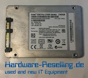 Intel SSD Pro 2500 OPAL 240GB 6G SATA 2,5 SSDSC2BF240A5L H65593-201 H51528-201 - Imagen 1 de 2