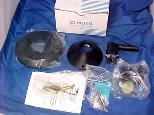 MOEN DOUX 2 FUNCIONES DESVIADOR VÁLVULA TRANSFERENCIA MOLDURA KIT NEGRO MATE TS9204BL SJ - Imagen 1 de 6