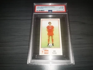 Ian Rush 1982 Panini Football Liverpool FC Sticker PSA 6 #130 - Picture 1 of 2