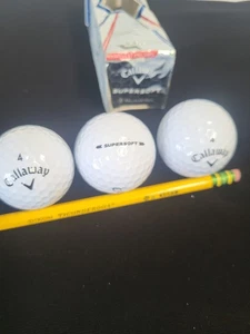 (3) Callaway Hex #4 Toursoft Golf Balls, Open Box Grade AAAA Never Used - Picture 1 of 5