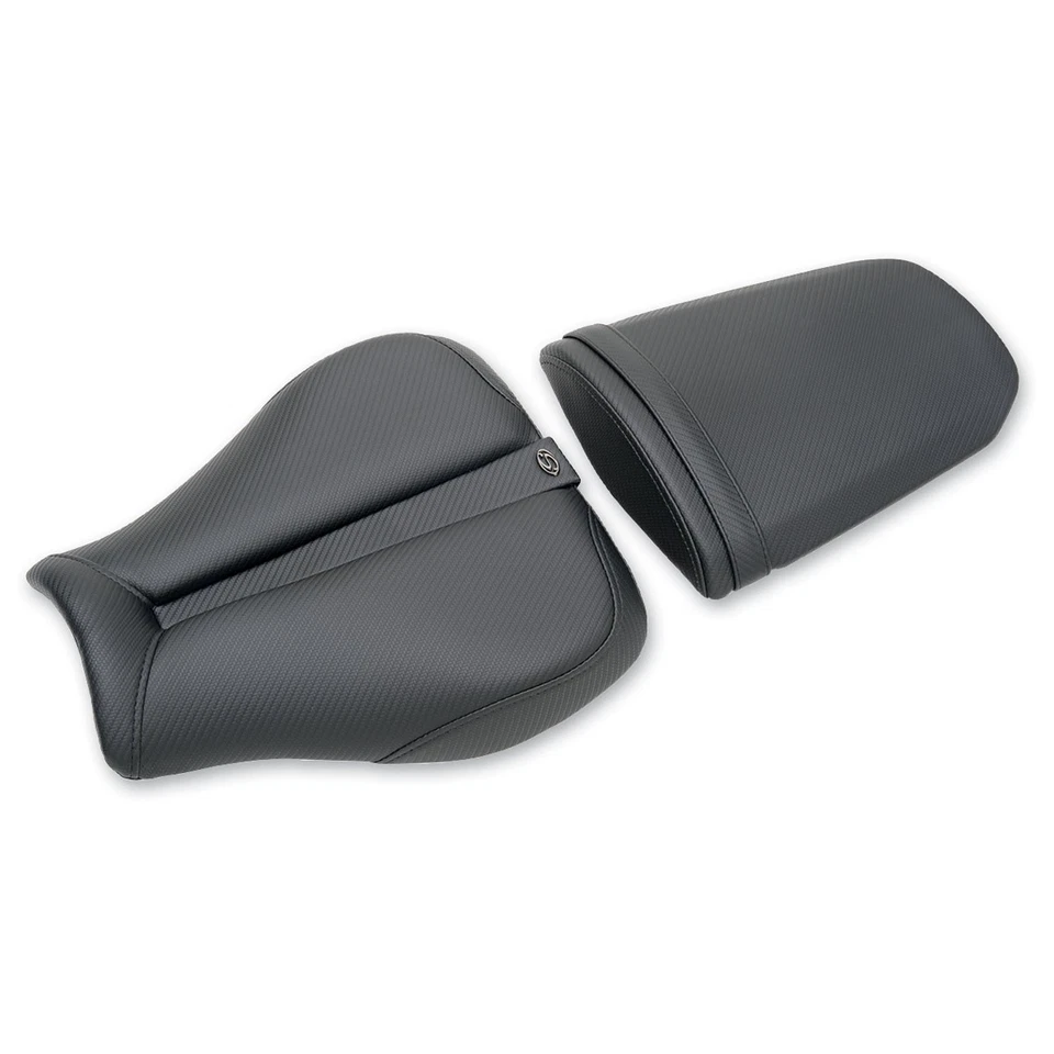 SADDLEMEN 黑色轨道碳纤维运动座椅套 2009 - 2015 GSXR1000 0810-S023 — 第 1/1 张图片