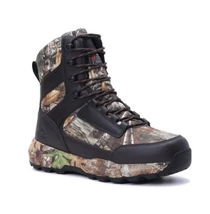 New In Box - Ozark Trail Men's 8-Inch Real Tree Hunting Boots, Camo Size 10 - Picture 1 of 8