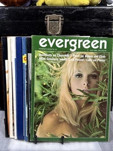 Lot of 7 EVERGREEN REVIEWS #55, #56, #57, #58, #59, #60, #61 1968 - Picture 1 of 23