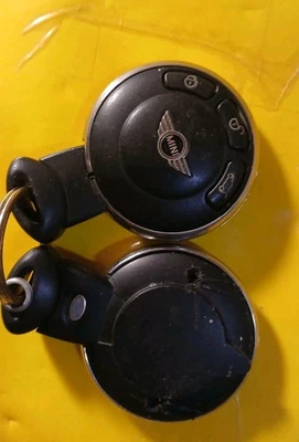  💥2007-2013 MINI Cooper R55 R56 R57 Control remoto Entrada sin llave Llavero inteligente Fabricante de equipo original Foto 1 de 4