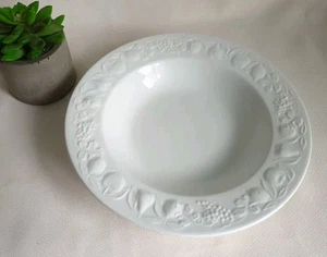 ⚘Quadrifoglio Franco Georgi Bowl Pasta Soup Fruit White - Picture 1 of 5