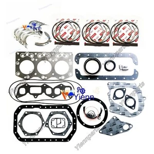 For ISUZU 3AB1 Overhaul Re-ring Kit Iseki TS3510 TS3510F Tractor Engine Parts - Picture 1 of 4