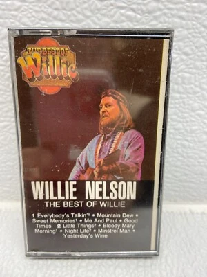 Vintage 1982 Willie Nelson The Best Of Willie Country Music Cassette Tape Sealed - Image 1 of 3