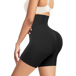 Women High Waist Trainer Body Shaper Shorts Tummy Control Girdle Slimming Pants - Picture 1 of 14
