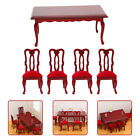  Vintage Dining Chair Set Miniature Chairs Dollhouse Toy Room