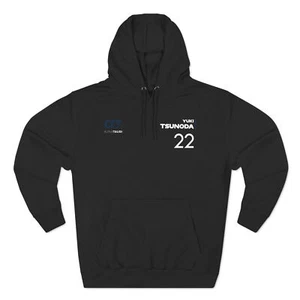 Yuki Tsunoda 22 // Alpha Tauri F1 // Sudadera con capucha de carreras de Fórmula Uno // negra o blanca - Imagen 1 de 7