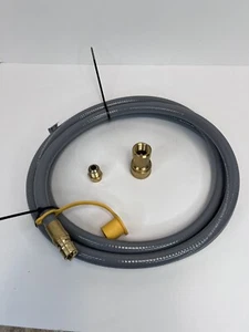 GASPRO, 10FT, Outdoor Gas Hose, Laite, Quick Connect Fittings, 3/8" - Picture 1 of 6